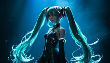 Vibrant Style Unleashing Hatsune Miku's Fashion Flair in the Anime Realm - Alihoub