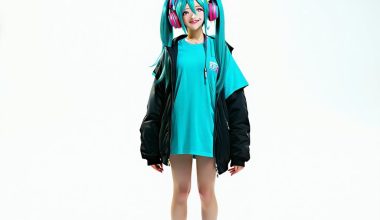 Vocaloid Vibes Unleashing Hatsune Miku's Fashion-forward Looks in Casual Styles - Alihoub